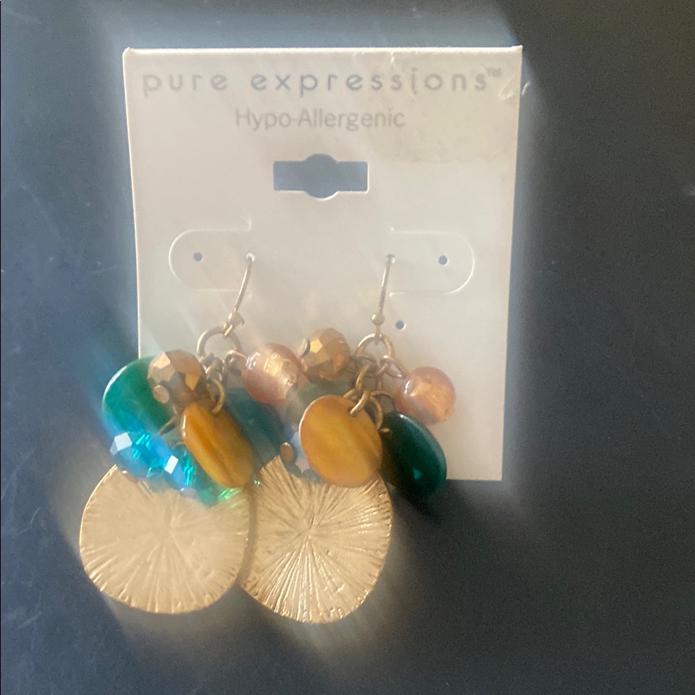 Pure Expressions Multicolor Dangle Earrings